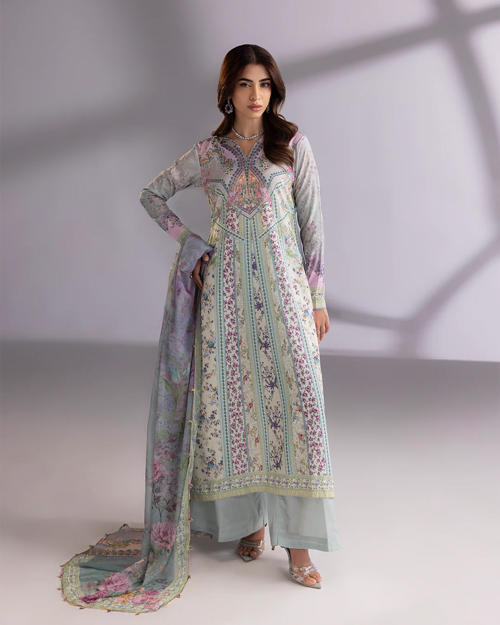 Chérie- Stitched Printed 3 Piece