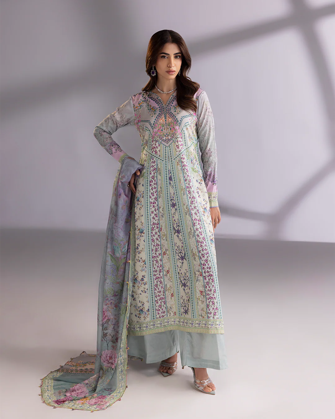 Chérie- Stitched Printed 3 Piece