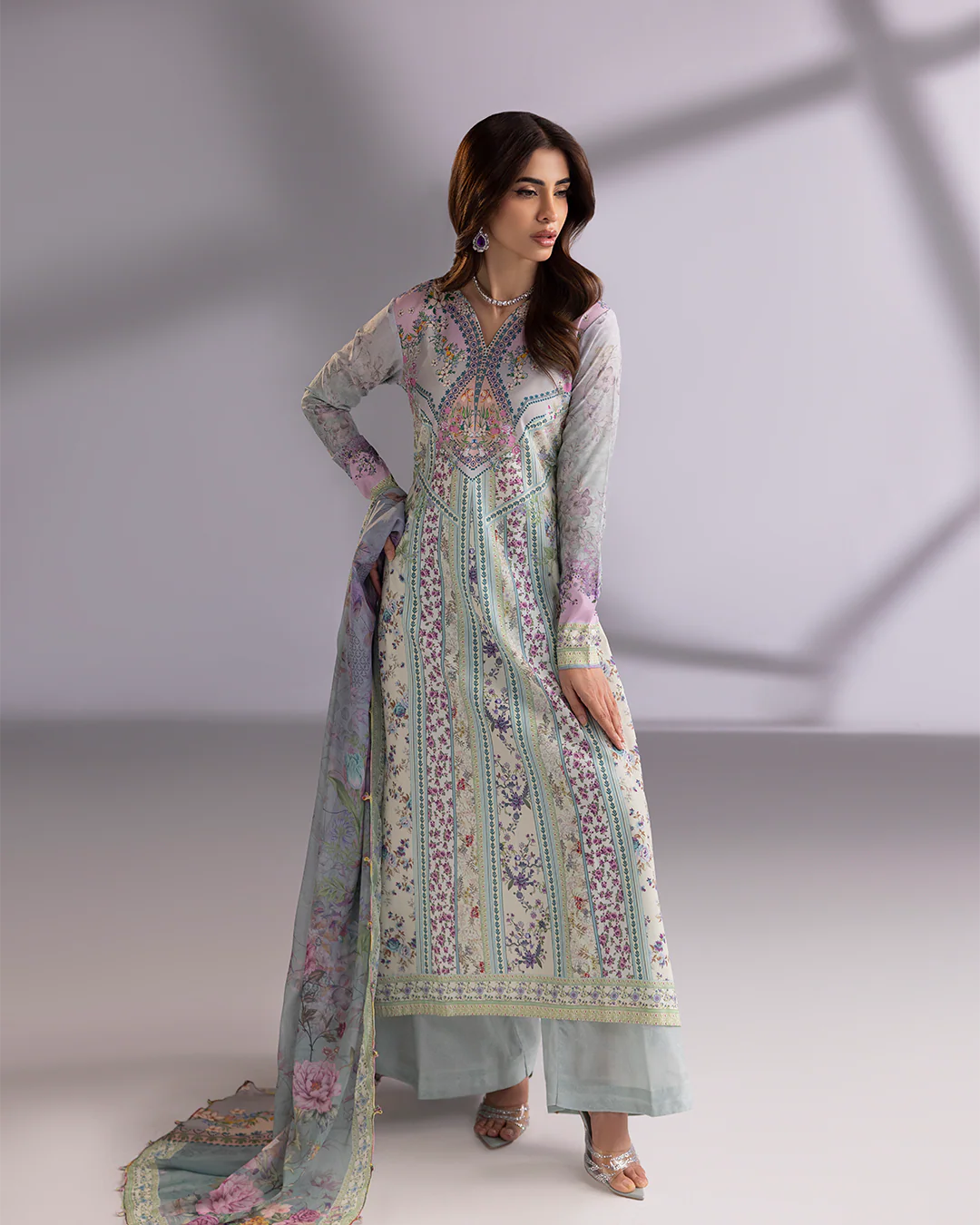 Chérie- Stitched Printed 3 Piece