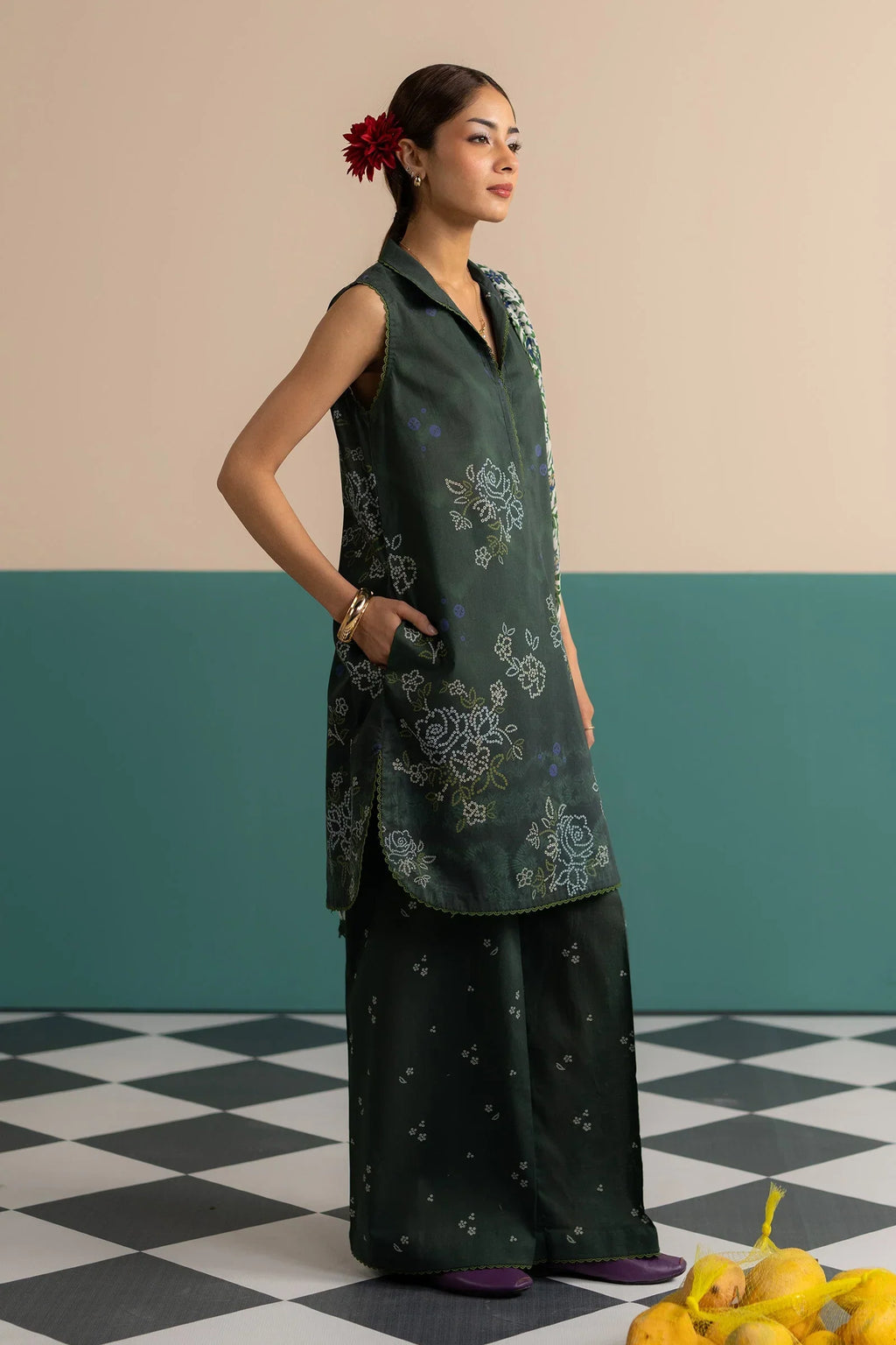 3 Piece Stitched Designer Suit - Ready To Wear